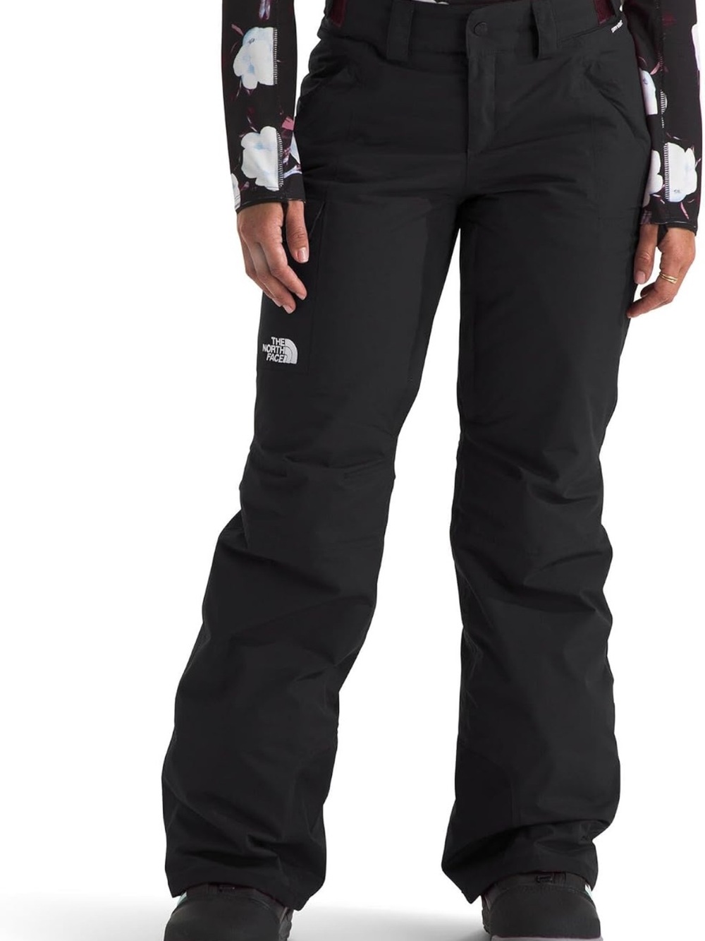The North Face Women's Black Wide-Leg Snow Pants